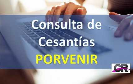 Consulta de Cesantías PORVENIR 2023